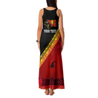 Presonalised Papua New Guinea Family Matching Tank Maxi Dress and Hawaiian Shirt Independen Stet bilong Papua Niugini Unique Version - Wonder Print Shop