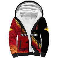 Presonalised Papua New Guinea Sherpa Hoodie Independen Stet bilong Papua Niugini Unique Version - Wonder Print Shop