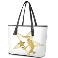 Pakistan Cricket Leather Tote Bag 2023 Go Shaheens - Wonder Print Shop