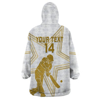 Custom Pakistan Cricket Wearable Blanket Hoodie 2023 Go Shaheens - Wonder Print Shop