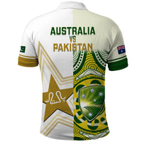 Australia And Pakistan Cricket Polo Shirt Boxing Day 2023 Test Aussie With Shaheens - Wonder Print Shop