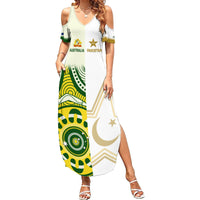Australia And Pakistan Cricket Summer Maxi Dress Boxing Day 2023 Test Aussie With Shaheens - Wonder Print Shop