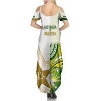 Australia And Pakistan Cricket Summer Maxi Dress Boxing Day 2023 Test Aussie With Shaheens - Wonder Print Shop