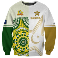 Australia And Pakistan Cricket Sweatshirt Boxing Day 2023 Test Aussie With Shaheens - Wonder Print Shop