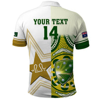 Custom Australia And Pakistan Cricket Polo Shirt Boxing Day 2023 Test Aussie With Shaheens - Wonder Print Shop