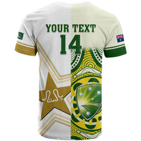 Custom Australia And Pakistan Cricket T Shirt Boxing Day 2023 Test Aussie With Shaheens - Wonder Print Shop
