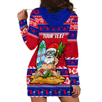 Custom Guam Christmas Hoodie Dress Guaman Santas Felis Pasgua - Wonder Print Shop