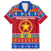 Custom Philippines Christmas Family Matching Summer Maxi Dress and Hawaiian Shirt Filipino Parol Maligayang Pasko - Wonder Print Shop