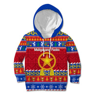 Custom Philippines Christmas Kid Hoodie Filipino Parol Maligayang Pasko - Wonder Print Shop