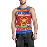 Custom Philippines Christmas Men Tank Top Filipino Parol Maligayang Pasko - Wonder Print Shop