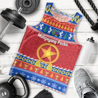 Custom Philippines Christmas Men Tank Top Filipino Parol Maligayang Pasko - Wonder Print Shop