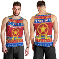 Custom Philippines Christmas Men Tank Top Filipino Parol Maligayang Pasko - Wonder Print Shop