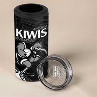 Custom Aotearoa Rugby 4 in 1 Can Cooler Tumbler Maori Kiwi - Mascot Style - Wonder Print Shop