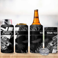 Custom Aotearoa Silver Fern Rugby 4 in 1 Can Cooler Tumbler 2024 Go Kiwi - Wonder Print Shop