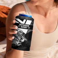 Custom Aotearoa Silver Fern Rugby 4 in 1 Can Cooler Tumbler 2024 Go Kiwi - Wonder Print Shop