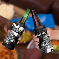 Custom Aotearoa Silver Fern Rugby 4 in 1 Can Cooler Tumbler 2024 Go Kiwi - Wonder Print Shop