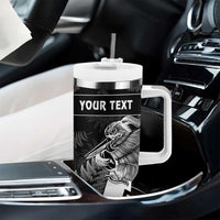 Custom Aotearoa Silver Fern Rugby Tumbler With Handle 2024 Go Kiwi - Wonder Print Shop