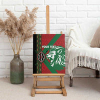 Kenya Rugby Custom Canvas Wall Art Go Lionesses - African Pattern - Wonder Print Shop