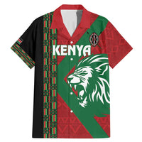 Kenya Rugby Custom Family Matching Mermaid Dress and Hawaiian Shirt Go Lionesses - African Pattern - Wonder Print Shop