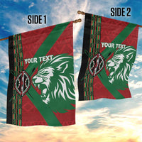 Kenya Rugby Custom Garden Flag Go Lionesses - African Pattern - Wonder Print Shop