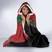 Kenya Rugby Custom Hooded Blanket Go Lionesses - African Pattern
