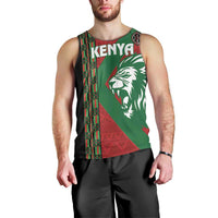 Kenya Rugby Custom Men Tank Top Go Lionesses - African Pattern - Wonder Print Shop