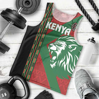 Kenya Rugby Custom Men Tank Top Go Lionesses - African Pattern - Wonder Print Shop