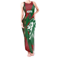 Kenya Rugby Custom Tank Maxi Dress Go Lionesses - African Pattern - Wonder Print Shop