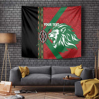 Kenya Rugby Custom Tapestry Go Lionesses - African Pattern - Wonder Print Shop