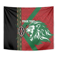 Kenya Rugby Custom Tapestry Go Lionesses - African Pattern - Wonder Print Shop