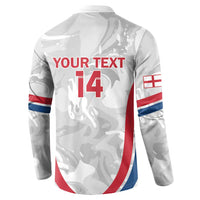 Custom England Darts Button Sweatshirt Go Champions Grunge Marble Style - Wonder Print Shop