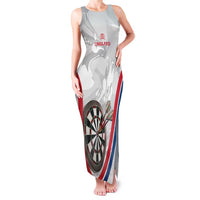 Custom England Darts Family Matching Tank Maxi Dress and Hawaiian Shirt Go Champions Grunge Marble Style - Wonder Print Shop