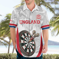 Custom England Darts Hawaiian Shirt Go Champions Grunge Marble Style - Wonder Print Shop