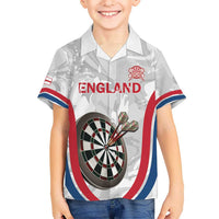 Custom England Darts Hawaiian Shirt Go Champions Grunge Marble Style - Wonder Print Shop