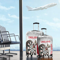 Custom England Darts Luggage Cover Go Champions Grunge Marble Style - Wonder Print Shop