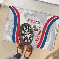 Custom England Darts Rubber Doormat Go Champions Grunge Marble Style - Wonder Print Shop