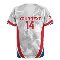 Custom England Darts Rugby Jersey Go Champions Grunge Marble Style - Wonder Print Shop