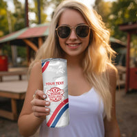 Custom England Darts Skinny Tumbler Go Champions Grunge Marble Style - Wonder Print Shop