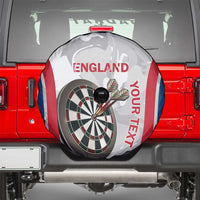 Custom England Darts Spare Tire Cover Go Champions Grunge Marble Style - Wonder Print Shop