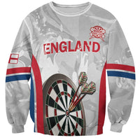 Custom England Darts Sweatshirt Go Champions Grunge Marble Style - Wonder Print Shop