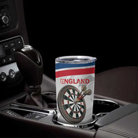 Custom England Darts Tumbler Cup Go Champions Grunge Marble Style - Wonder Print Shop