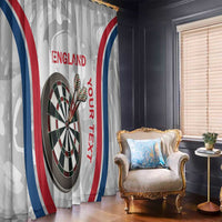 Custom England Darts Window Curtain Go Champions Grunge Marble Style - Wonder Print Shop