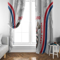 Custom England Darts Window Curtain Go Champions Grunge Marble Style - Wonder Print Shop