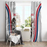 Custom England Darts Window Curtain Go Champions Grunge Marble Style - Wonder Print Shop