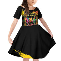 Derby De Mayo 2025 Family Matching Off Shoulder Short Dress and Hawaiian Shirt Pinata Horse Racing Let's Fiesta