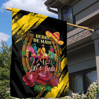 Derby De Mayo 2025 Garden Flag Pinata Horse Racing Let's Fiesta