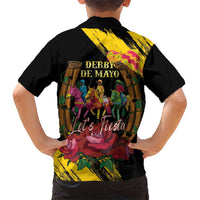 Derby De Mayo 2025 Kid Hawaiian Shirt Pinata Horse Racing Let's Fiesta