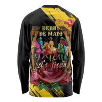 Derby De Mayo 2025 Long Sleeve Shirt Pinata Horse Racing Let's Fiesta