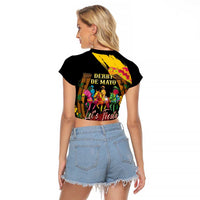 Derby De Mayo 2025 Raglan Cropped T Shirt Pinata Horse Racing Let's Fiesta - Wonder Print Shop