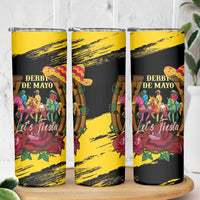 Derby De Mayo 2025 Skinny Tumbler Pinata Horse Racing Let's Fiesta - Wonder Print Shop